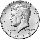 2018 US Mint P & D Kennedy 20-coin rolls Uncirculated in original wrapping & box