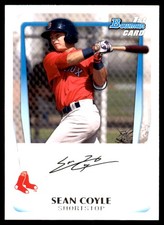 Sean Coyle 2011 Bowman #BP100 Boston Red Sox MLB READ FREE SHIPPING AutographDen
