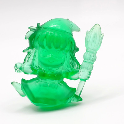 Hexe Puyo Puyo Compile Radierer durchsichtige Minifigur Japan ZG173