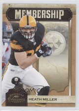 2009 Donruss Classics Membership Gold 33/100 Heath Miller #11 0a1
