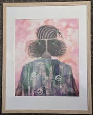 Raymsart585 - Reproduced 11x14 Framed And Signed Acrylic Portrait , CoA, bio