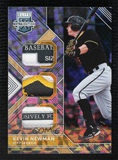 2018 Elite Extra Edition Triple Materials Holo Silver 1/1 Kevin Newman e8i