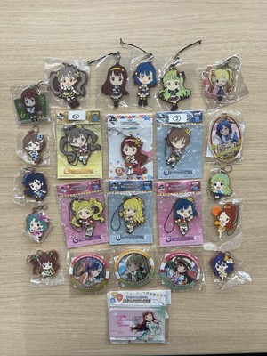 The idolmaster Million Live rubber strap tin badge Goods lot of 27 Set sale