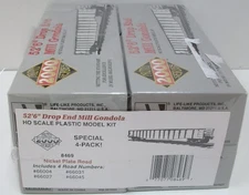 Proto 2000 8469 Life Like HO NKP Gondola Kits 4-Pack