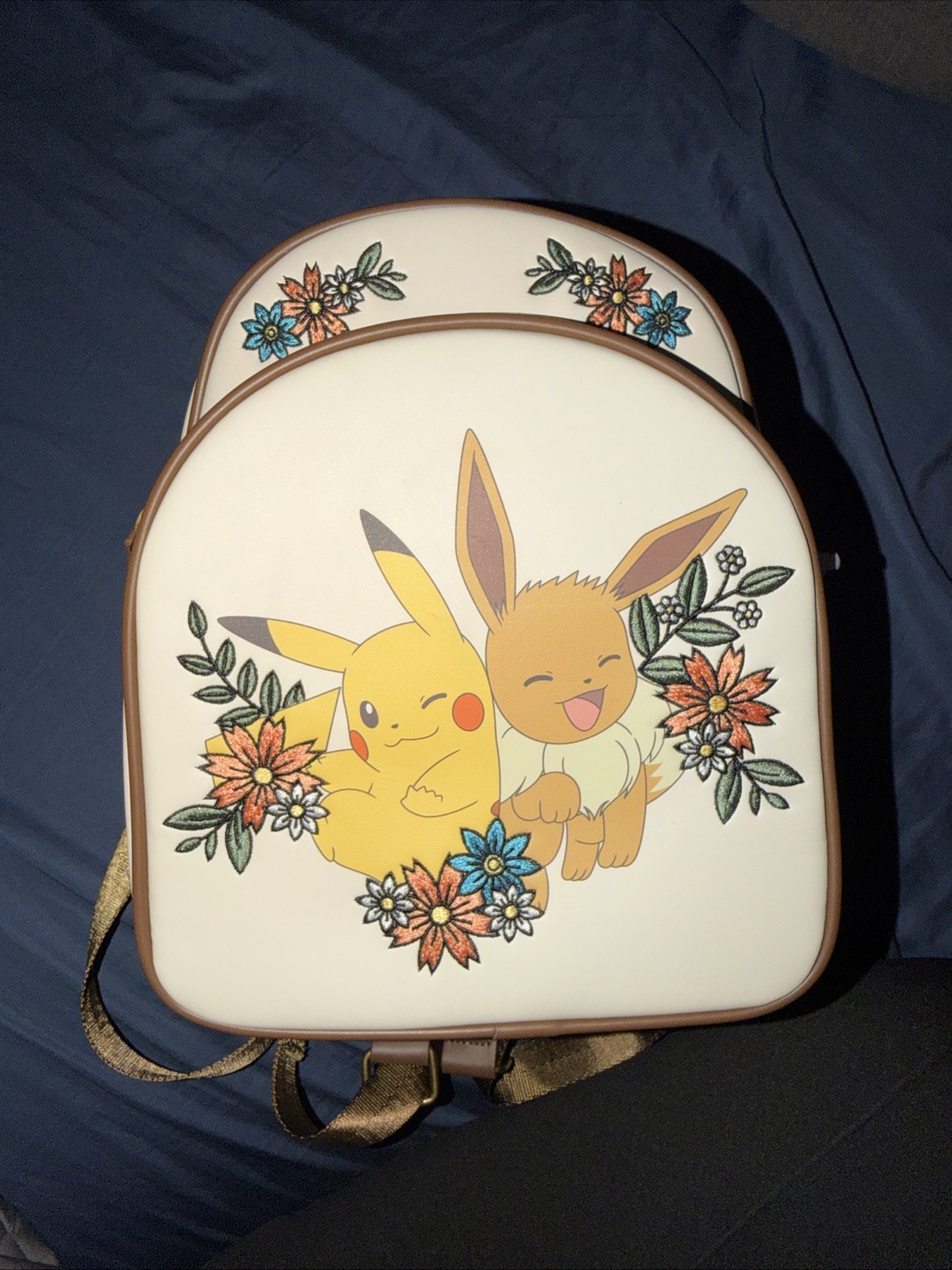 Loungefly Pokémon Pikachu & Eevee Floral Mini Backpack - BoxLunch Exclusive