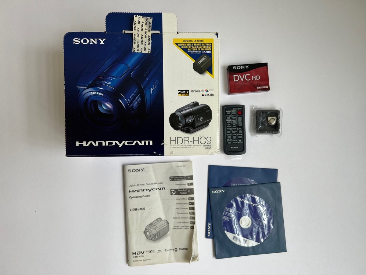 Sony Digital HDR-HC9 Handycam Camcorder HDV Mini DV Tape | eBay