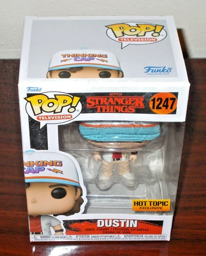 Funko Pop Stranger Things - Dustin - Hot Topic (Exclusive) #1247 new