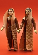 Product Image: Vintage Star Wars LEIA ORGANA BESPIN GOWN Action Figure X 2 • ESB 1980 Lot