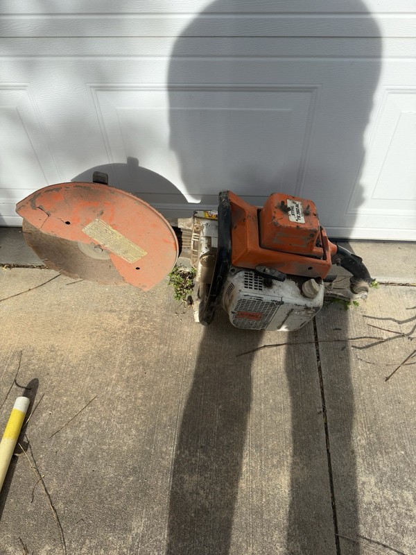 stihl ts 760 Av concrete saw For Repair