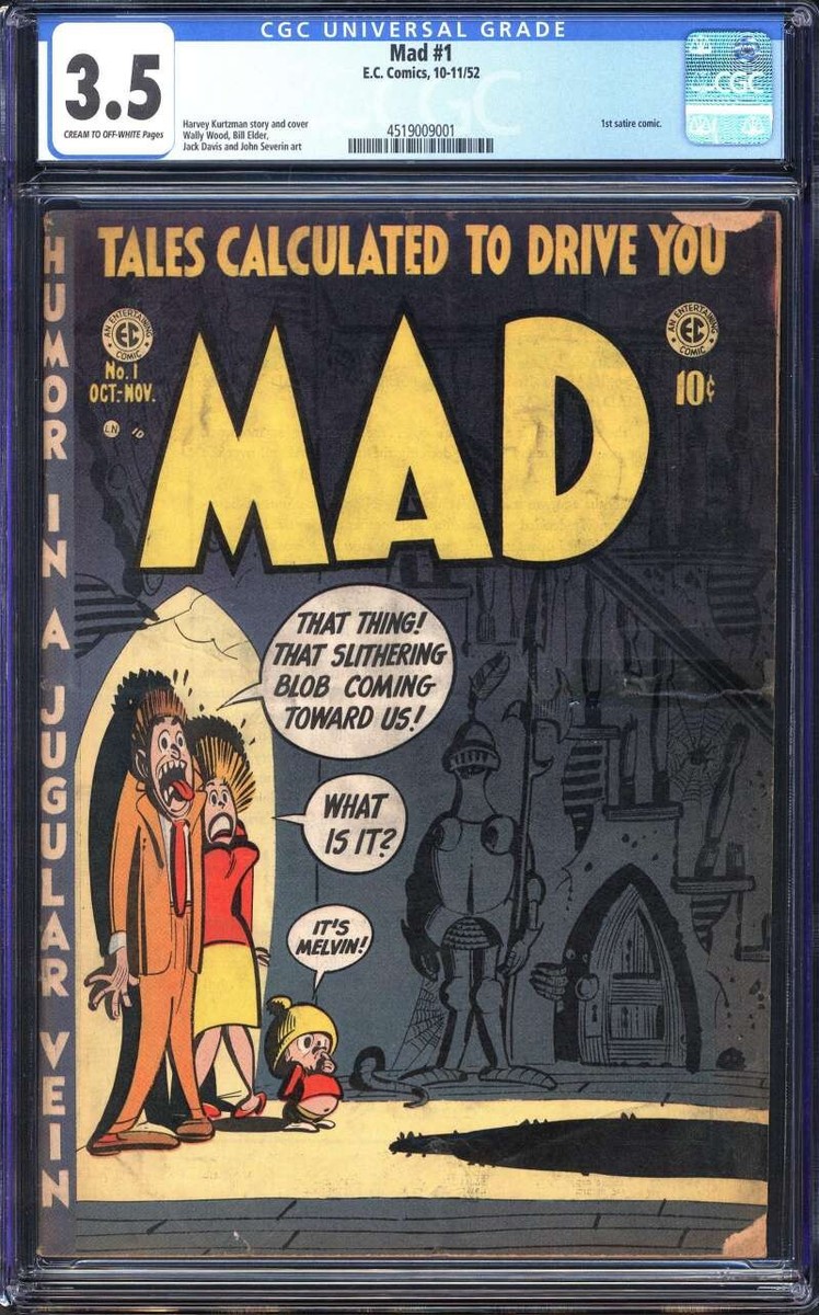 MAD アメリカ雑誌　洋書　DCコミック　90s MAD #1 (EC Comics October-November 1952) for sale online | eBay