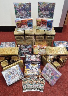 Yu-Gi-Oh 150 Karten + Auswahl Tin Garantiert Secret/Ultra/Super/Rare MINT Karten