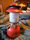 Coleman Red Lantern Model 200A Single Mantle Oil Fire Camping Vintage  — photo 1