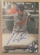 2017 Bowman Chrome Draft NICK PRATTO Auto CDA-NP Royals (Quantity)