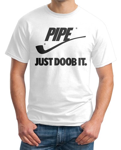 Pipe Spoof Tee: Just Doob It! Funny Sports Parody Shirt - Mens Pemium T-shirts - Picture 1 of 4