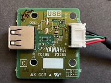 Yamaha Tyros 4  - Front USB Inlet Operation Board Set #3265 YC488
