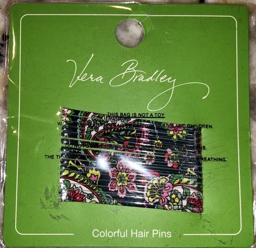 VERA BRADLEY Colorful Hair Pins Bobby Pins Set of 15 NIP Style #14235 or 12685 - Picture 4 of 23