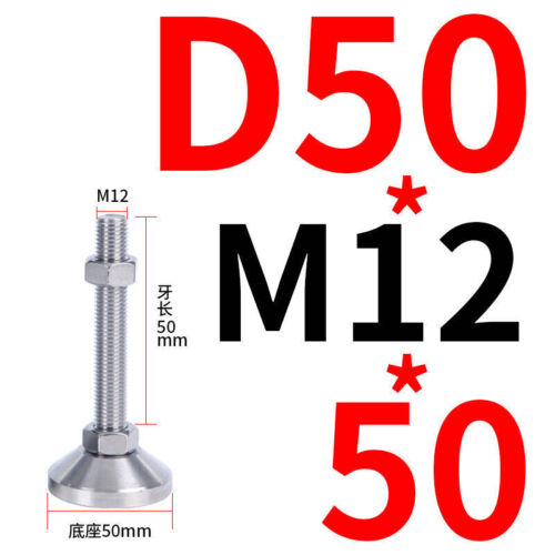 Schwerlast Edelstahl Maschine Möbel Fix Nivellierfüße verstellbar M8-30 - Bild 19 von 61