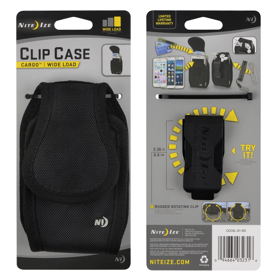 Nite Ize Extra-Large Wide Utility Holster Case for iPhone 14/13/12/11/Pro/XR/XS - Image 2 of 4