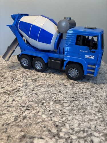 Bruder MAN 2001 MX5000 Cement Mixer Concrete Toy Truck 1/16 Germany 2001 Vintage