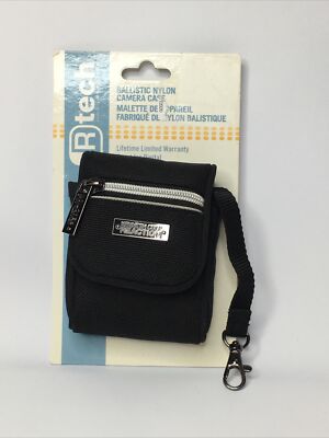 Rtech Ballistic Nylon Camera Case Kenneth Cole Belt Snap & Shoulder Strap NEW!