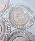(3) MacBeth-Evans Petalware Pink Depression Glass Cereal Bowl 5 3/4"