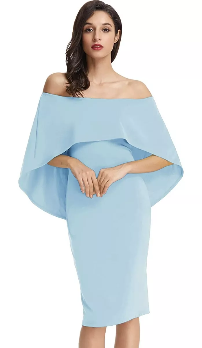 Off the shoulder batwing dress cheap