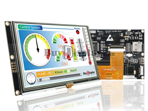 IPS 5" SSD1963 TFT Module,Optional Touch Screen Display 800x480 MCU - Picture 6 of 10