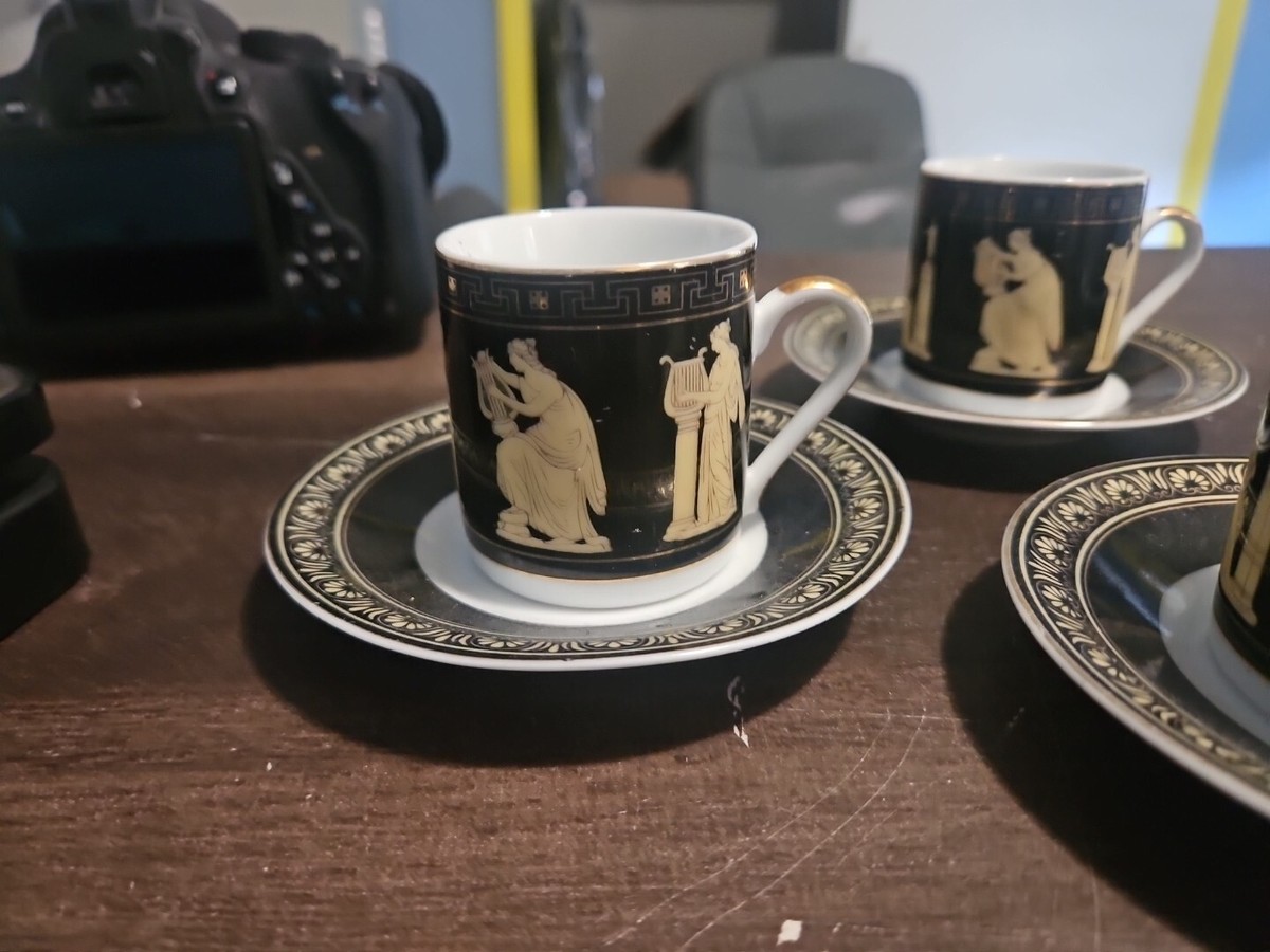 ウェジウッド ＝ 豪華金彩 Old-Cup&Saucer&Plate = Y1276 = (1級