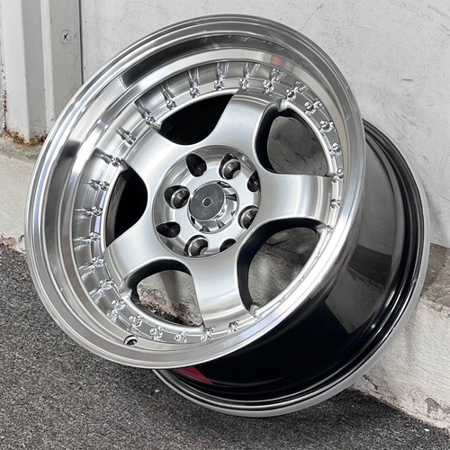 15" IPW 009 S1 STYLE WHEELS RIMS FIT E30 BMW 3 SERIES TOYOTA YARIS TERCEL