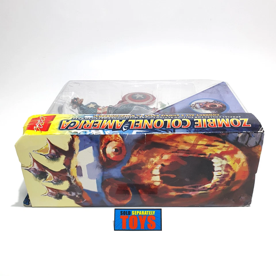 Boneco Marvel ZOMBIE CORONEL AMERICA NOVO Diamond Select Toys edição especial - Imagem 4 de 4