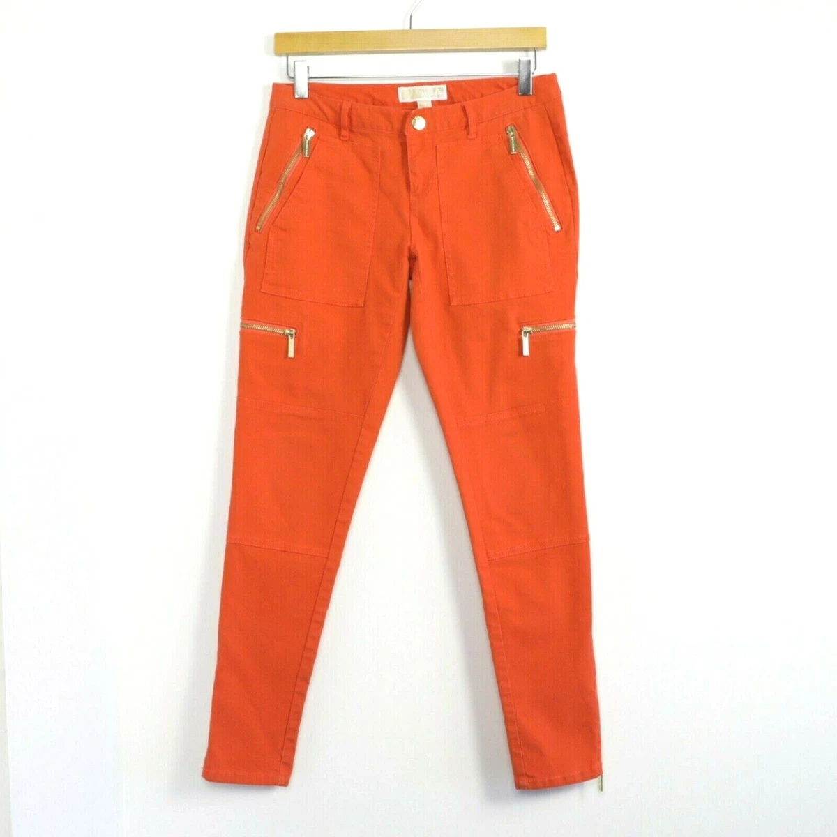 Michael kors store jeans womens orange