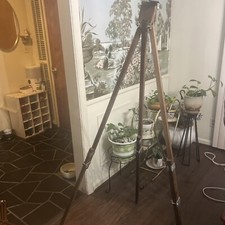Vintage Anco Bilt Adjustable Wood Artist Painters Painting Easel Tripod Stand
