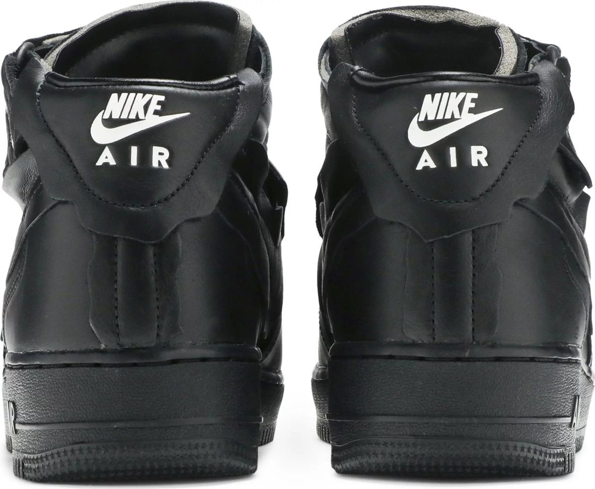 Comme des Garçons x Air Force 1 Mid 'Triple Black' 2020 SKU DC3601
