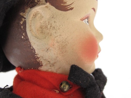 Antique Gerbruder Bing Cloth Boy Doll Original Clothes Painted Face Exc. c. 1920 - Picture 8 of 9