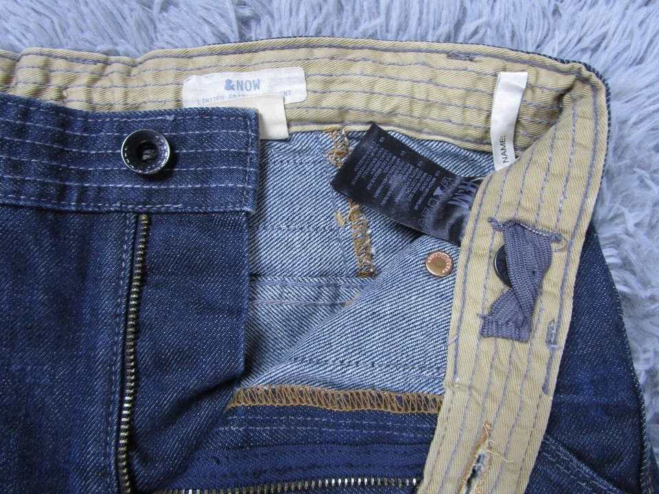 H & M джинсы девочек 10Y-11Y и теперь джинсовой ткани повседневные брюки темно стирка низ брюки синий - Изображение 3 из 4