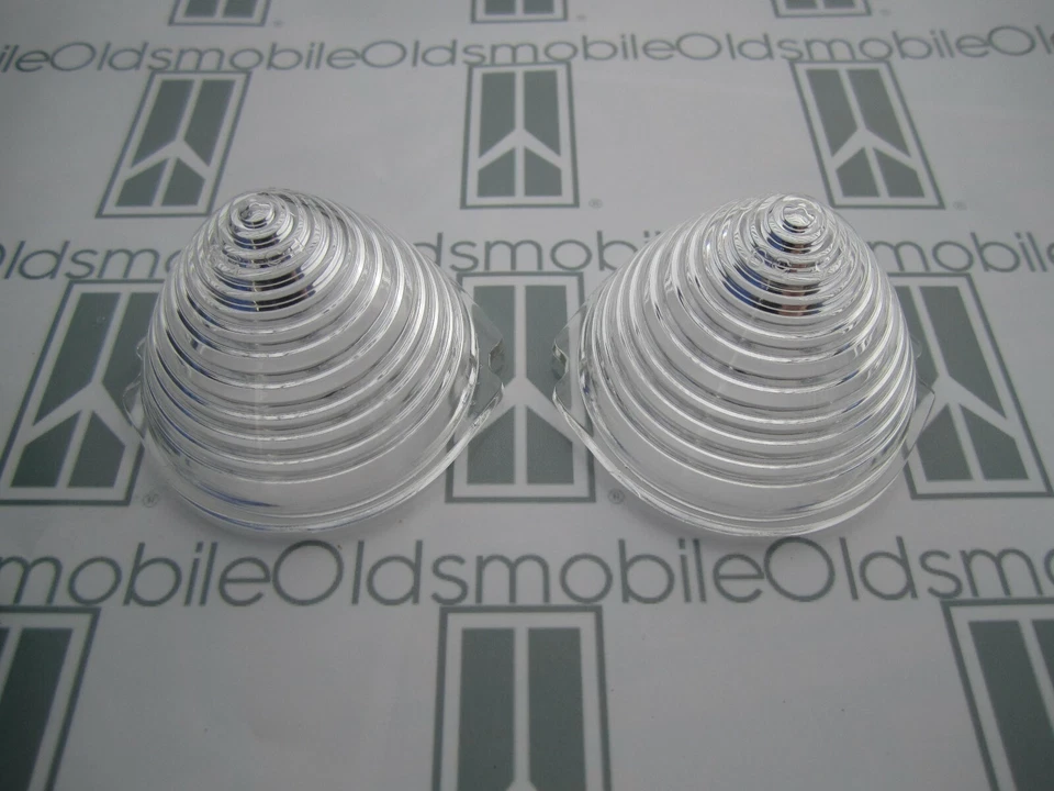 Линзы для передних парковочных фонарей 1959 Oldsmobile 88 98 Super 88 Fiesta. Новая пара - Изображение 4 из 4