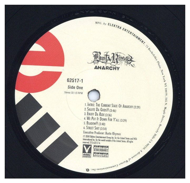 美品 BUSTA RHYMES / ANARCHY 2枚組 LP Busta Rhymes, Anarchy