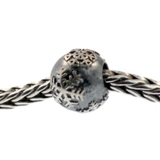 Authentic Trollbeads Sterling Silver 11273 Snowball *0