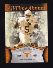 2011 Upper Deck All Time Alumni James Brown #ATA-JB Texas Longhorns