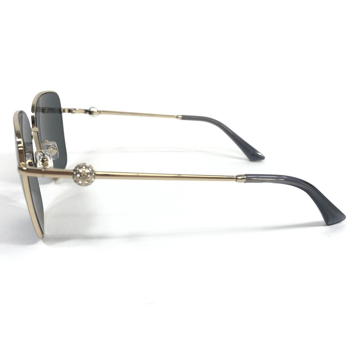 Jimmy Choo Sunglasses JC4005HB 3006/87 Gold Rim Cat Eye Pearl Crystals 56-17-140 Jimmy Choo Sunglasses JC4005HB 3006/87 Gold Rim Cat Eye  main image 3