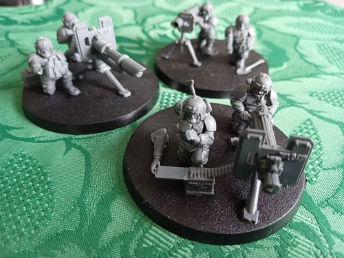 GW Warhammer 40K Imperial Guard Astra Militarum Cadian Heavy Weapons Squad