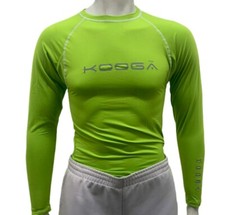 Kooga Rugby Power Baselayer Long Sleeve Top - Lime SKU- 08008