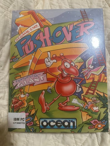 This Game is No Push-Over FACTORY SEALED & MINTY IBM PC 3.5" Ocean 1992