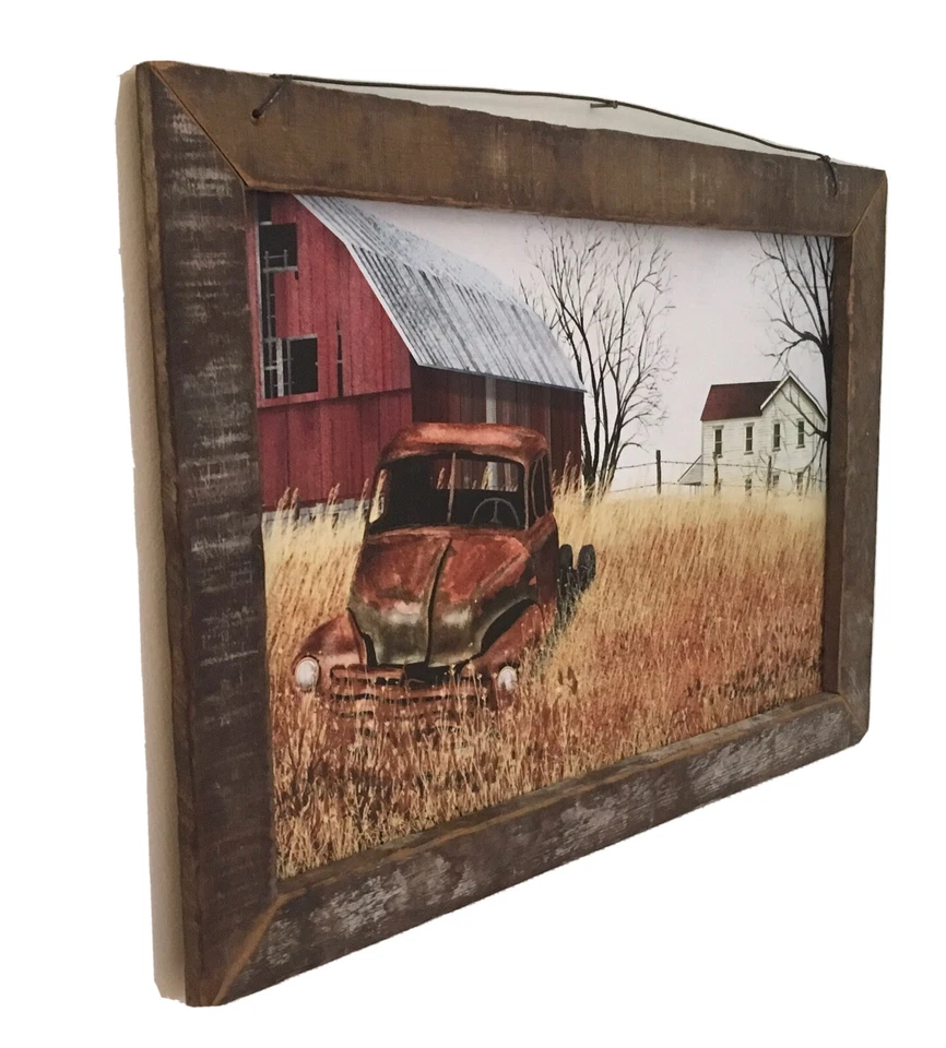 Granddad’s Old Truck- Primitive Home Décor - Billy Jacobs Print - Image 2 of 4