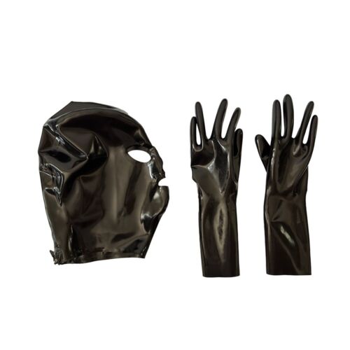 Traje Gatito Cubierta Completa de Látex Negro con Dedos y Calcetines Body Cremallera Frontal Personalizado - Imagen 3 de 9