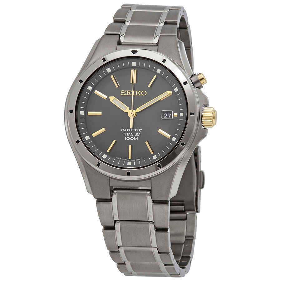 seiko kinetic titanium watch
