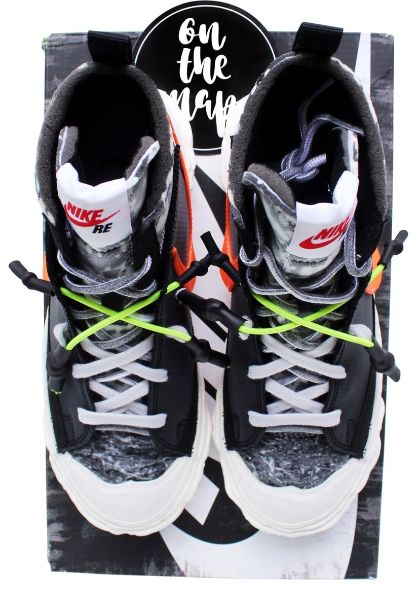 Nike Blazer Mid x ReadyMade Black Grey Orange UK 4 US 4.5 W 6