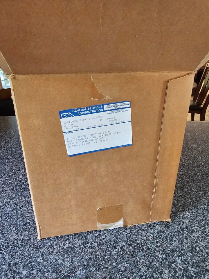 1300 Sheets Continuous Feed Computer Print Out Paper 9.5 X 11 Dot Matrix Printer - Image 4 of 4