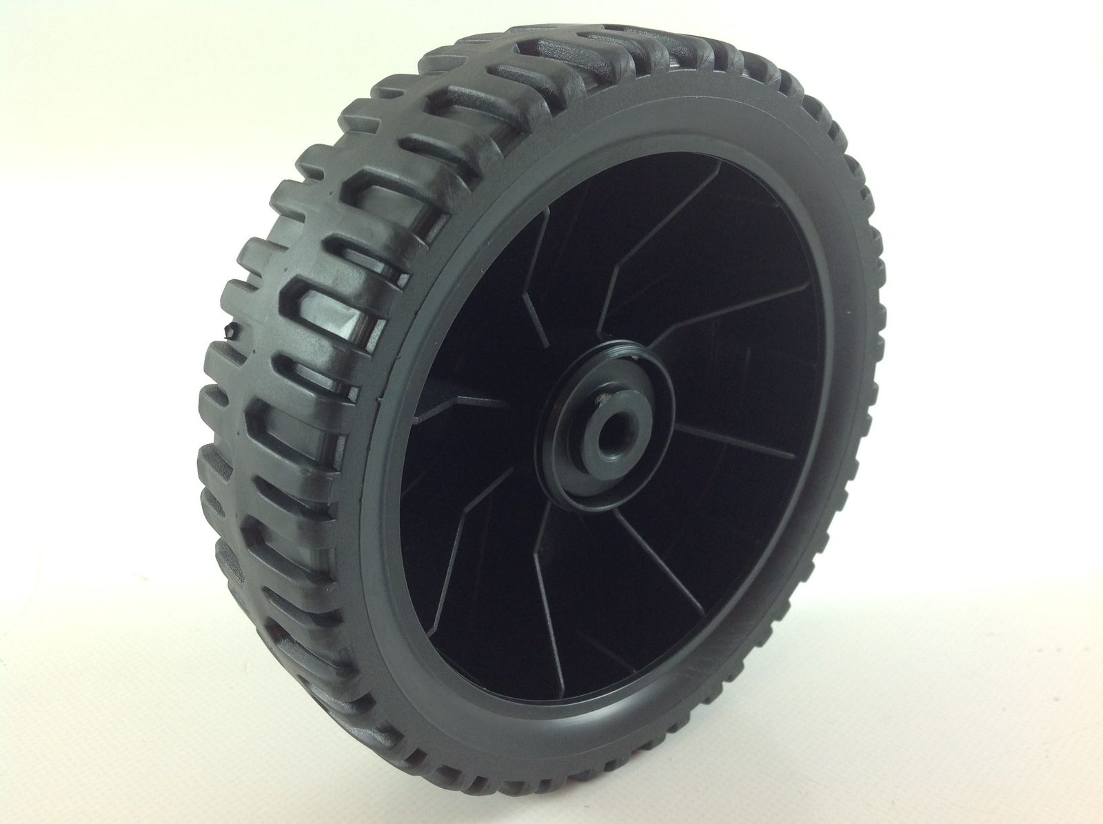 2 Ruote Per Tosaerba 195mm - Foro Asse 12.5mm | Gomma Resistente, Per Ruote Anteriori E Posteriori - Foto 8