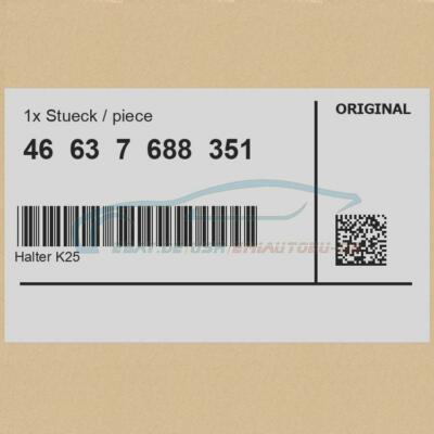 Original BMW 46637688351 - Halter K25 | eBay 